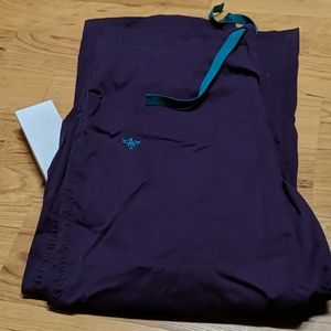 Scrub Pants XL Eggplant purple